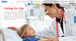 Desktop Screenshot of cipla.com